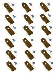 18 X 4,3 CM titanium knive til robotplæneklipper Herkules G-Froce, Telsing 1000 1500 2000