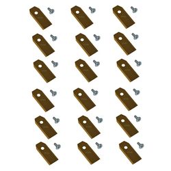 18 X 4,3 CM titanium knive til robotplæneklipper Gardena R38Li R40Li R45Li R50Li R70Li