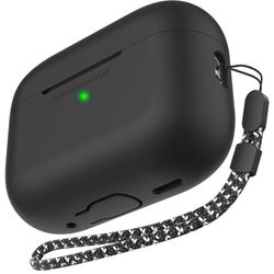SKALO AHASTYLE PT197 Silikon Fodral för AirPods Pro 3 - Svart