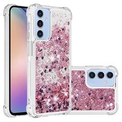 SKALO Samsung A17 Kviksand Glimmer Cover - Rosa guld