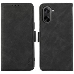 SKALO OnePlus Nord CE5 ABEEL PU-Læder Flip Cover - Sort