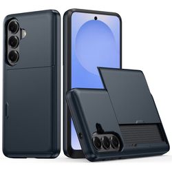 SKALO Armor Kortholder Cover til Samsung Galaxy S26+ - Blå