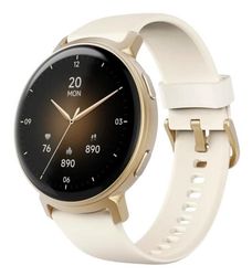 HAMA 7020 GPS Amoled Smartwatch 43mm Hvidguld