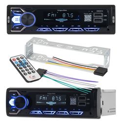 Rörförstärkare 2x100W 4-8Ohm Bluetooth 5.0 AUX Kruger&Matz A60