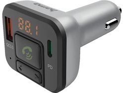 HAMA 14169 Bluetooth FM-sender sølv-sort
