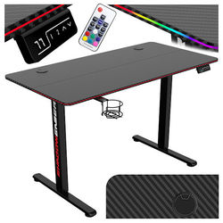 SHADOW GAMER elektrisk gamingbord 2.0 LED RGB 120 cm