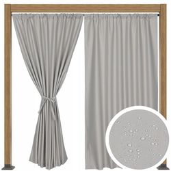 Terassiverho Puutarhaverho Terassiverhot Puutarhaverhot T 200x200 vaaleanharmaa