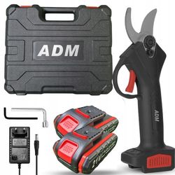 ADM 21V batteridrevet elektrisk beskæresaks med 2 batterier
