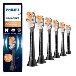 Philips Sonicare A3 Premium HX9096/88 tandborsteersatser 6 st svart