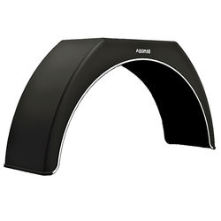 Takalokasuoja tasaisella päällä yhdelle takapyörälle 260x840x1480 DOMAR - D3710-B DK3110