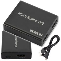 HDMI-jakaja 1:2 2x 4K 2K 3D kuvanjakaja haaroitin kloonaus