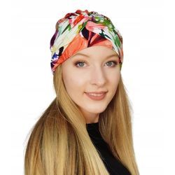 Sara 189 flettet turban, en flæset hat, også efter kemoterapi