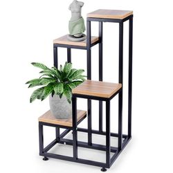 Metal blomsterstand 4-niveau 69 cm