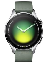 Smartwatch XIAOMI Watch 5 Silver med grön rem