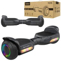 Rebel 6,5" LED Hoverboard Elektrisk Skateboard för Barn och Vuxna