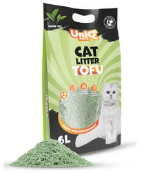 UNIQ PETS TOFU KATTEGRUS bionedbrydeligt 2,5 kg grøn te