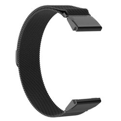 Garmin Fenix 7/Fenix 6 Milanese Urrem - Sort
