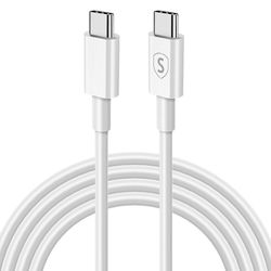 SiGN Pikalatauskaapeli USB-C - USB-C 60W, 3A, PD, 3m - Valkoinen