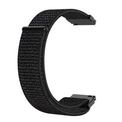 Nylon urrem til Samsung Galaxy Watch/Xiaomi Watch 2 Pro osv. – Sort