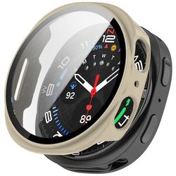Samsung Galaxy Watch9 40mm Urkasse med Skærmbeskytter i Glas - Hvid