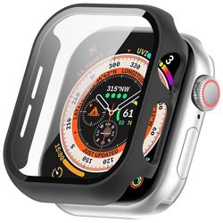 Apple Watch Series 10/11 46mm Urkasse med Skærmbeskytter - Sort