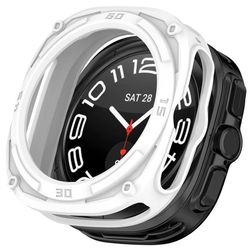 Samsung Galaxy Watch Ultra2 47mm Armor Mecha Stødsikkert Etui - Hvid