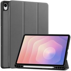 Samsung Galaxy Tab S11 cover med stativ og penneholder – Grå