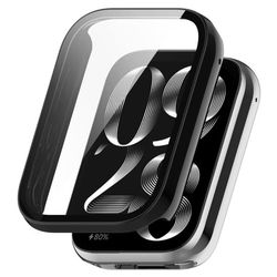 Xiaomi Smart Band 10 Pro Etui med Hærdet Glas Skærmbeskytter - Sort