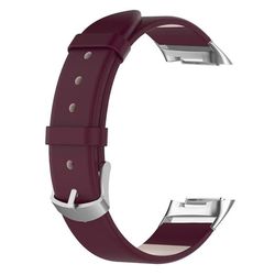 Fitbit Charge 6 / 5 Klockarmband i Läder - Röd
