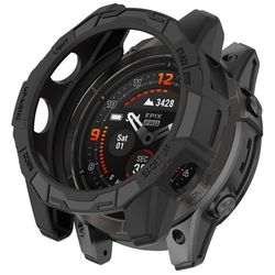Garmin Fenix E 47mm Halv Dækning Cover - Sort