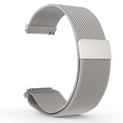 Milanese Mesh Smartwatch urrem til Polar Ignite, etc. - Sølv