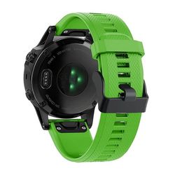 Garmin Fenix 7/6/6 Pro/Forerunner935/945 osv. Silikone Urrem - Grøn