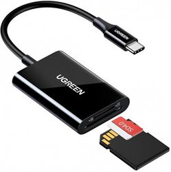Ugreen CM265 USB-C kortlæser SD/microSD/TF – sort