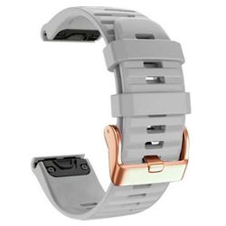 Garmin Fenix ​​7S/6S/5S/Instinct 2S osv. Silikone Urrem - Grå