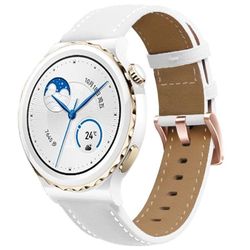 Garmin Venu / 2 Plus / Sq / Sq 2 Läderarmband - Vit