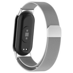 Xiaomi Smart Band 8/9 urrem i rustfrit stål - Sølv