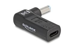 Delock Adapter för laddningskabel laptop USB-C hona till HP 4.5 x 3 mm hane