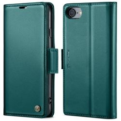 CASEME iPhone 6/6s/7/8/SE 2020/2022 Cover med kortlommer - Grøn