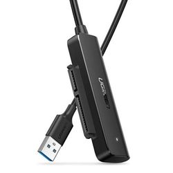 UGREEN USB-A - 2,5\" SATA III 3.0 HDD SSD -sovitin, 50 cm