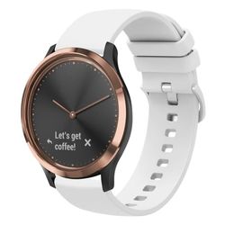 Garmin Vivomove HR Silikon Armbandsur - Vit