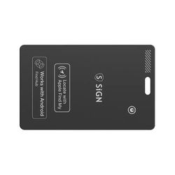 SiGN Ultra Slim Platsfinnare Bluetooth Tracker för Plånbok SmartCard – Svart