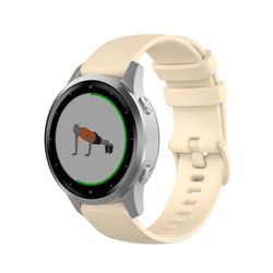 Garmin VivoMove 3S/VivoActive 4S Silikone Urrem - Beige