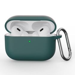 Apple AirPods Pro 3 -kotelo silikonista - Tummanvihreä