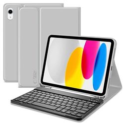 Tech-Protect SC Pen Case med tastatur iPad 10.9\" 2022 / A16 11\" 2025 - Grå