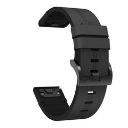Garmin EPIX Gen 2 PU-læder Urrem - Sort