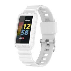 Fitbit Charge 6 / 5 / 4 / 3 urrem - Hvid