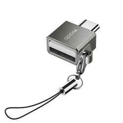 Yesido USB-A - USB-C Mini OTG -sovitin tiedonsiirtoon