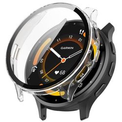 Garmin Venu 3S Skal med Skærmbeskyttelse i PC/hærdet glas - Transparent