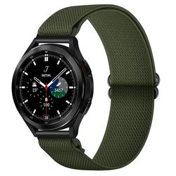 Nylon Urrem 20mm til Galaxy Watch4 40mm/44mm osv. - Grøn