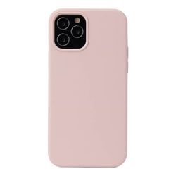 Liquid silikon deksel til Apple iPhone 15 Pro - Pink Sand